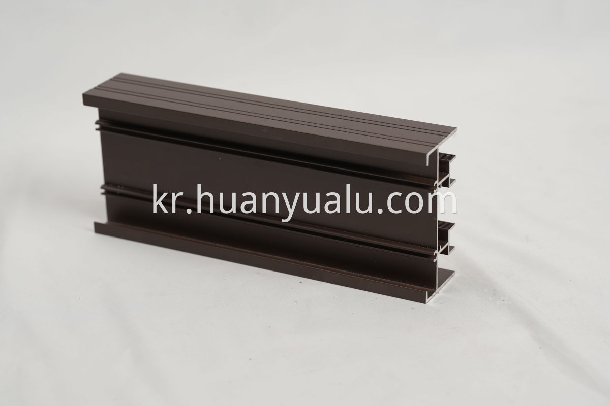 Spray painted door and window profiles